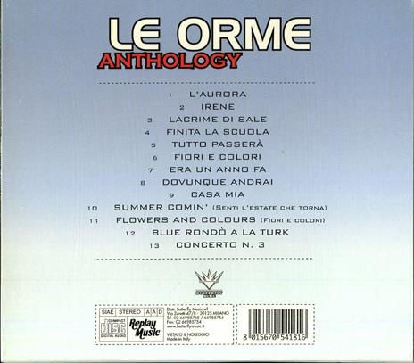 Anthology - CD Audio di Le Orme - 2