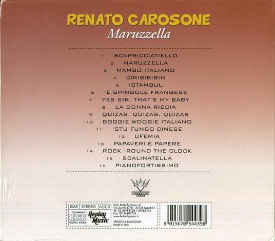 Maruzzella - CD Audio di Renato Carosone - 2