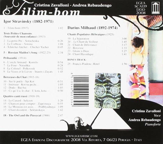 Tilim-bom - CD Audio di Cristina Zavalloni - 2