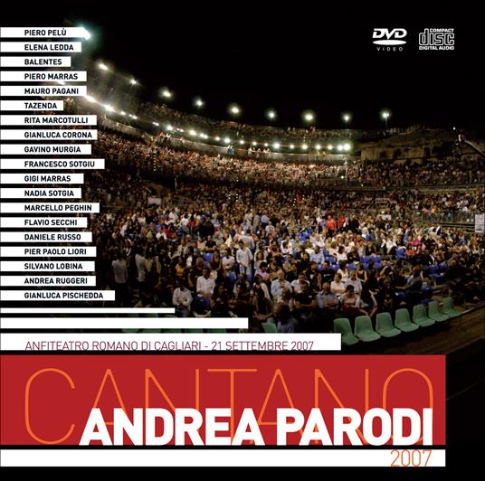 Cantano Andrea Parodi - CD Audio + DVD