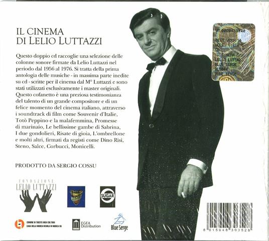 Il cinema di Lelio Luttazzi - CD Audio di Lelio Luttazzi - 2