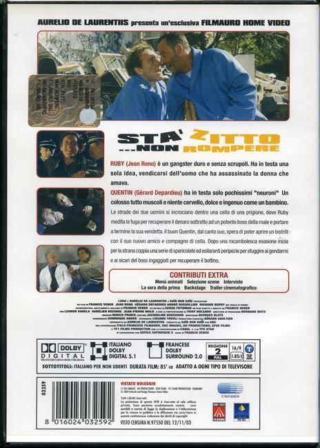 Sta zitto... non rompere di Francis Veber - DVD - 2