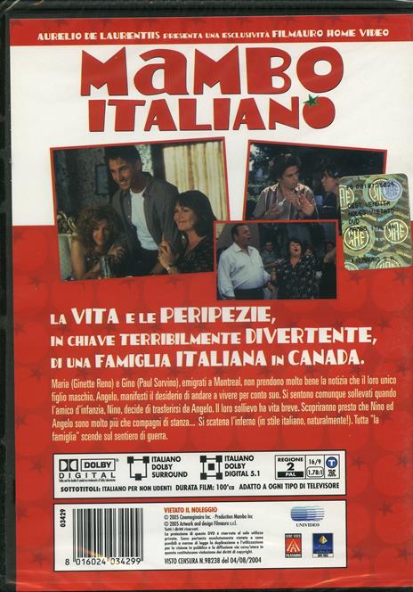 Mambo italiano di Emile Gaudreault - DVD - 2
