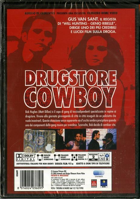 Drugstore Cowboy di Gus Van Sant - DVD - 2