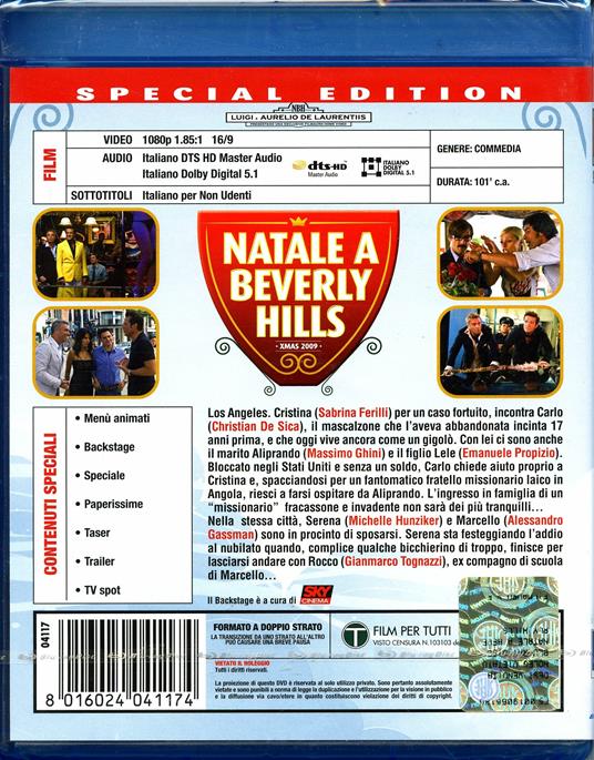 Natale a Beverly Hills di Neri Parenti - Blu-ray - 2