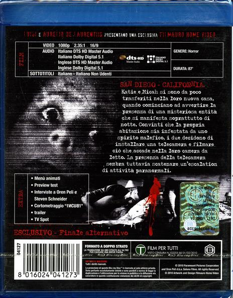 Paranormal Activity di Oren Peli - Blu-ray - 2