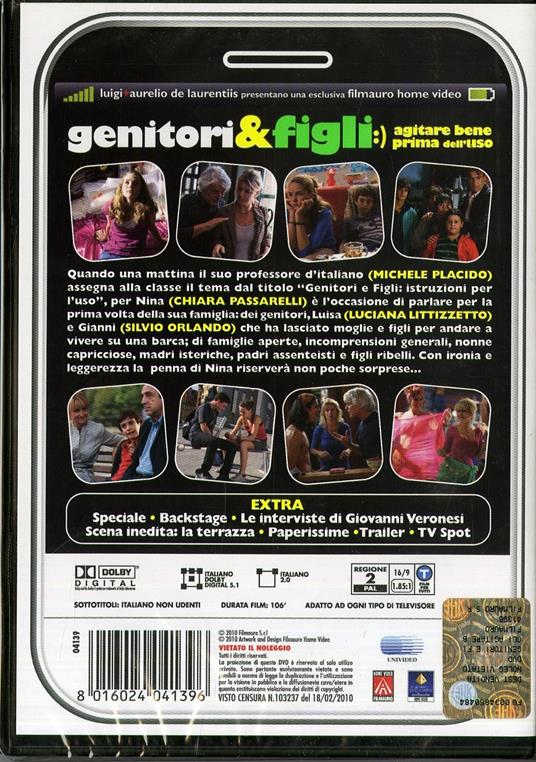 Genitori & figli. Agitare bene prima dell'uso di Giovanni Veronesi - DVD - 2