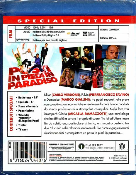 Posti in piedi in paradiso di Carlo Verdone - Blu-ray - 2