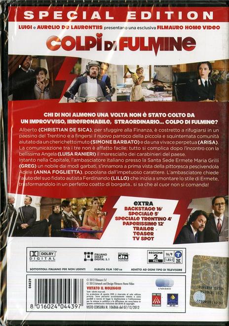 Colpi di fulmine di Neri Parenti - DVD - 2