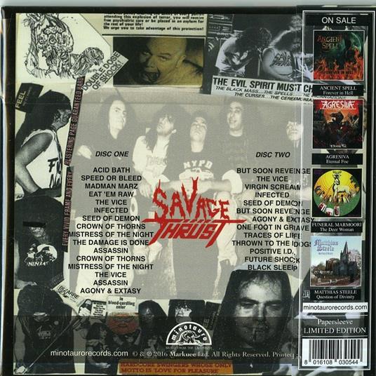 Eat 'Em Raw (Limited Edition) - CD Audio di Savage Thrust - 2