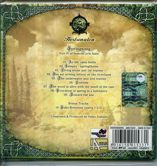 Springsong - CD Audio di Hostsonaten - 2