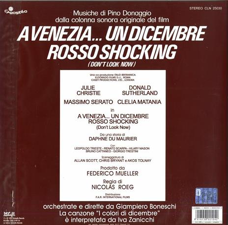 A Venezia un dicembre rosso shocking (Colonna sonora) (Limited Red Coloured Edition) - Vinile LP di Pino Donaggio - 2