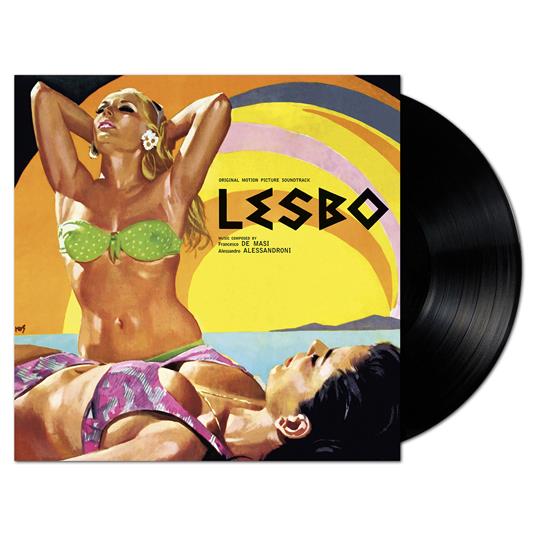 Lesbo (Colonna Sonora) (Limited Edition Black Vinyl) - Vinile LP di Francesco De Masi,Alessandro Alessandroni - 2