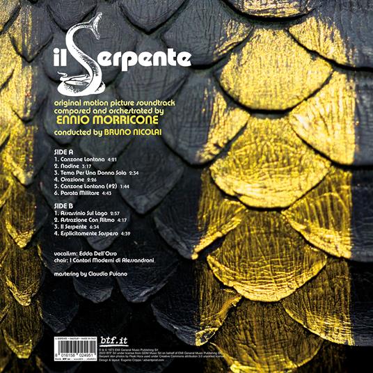 Il serpente (Limited Edition - Clear Pink Vinyl) (Colonna Sonora) - Vinile LP di Ennio Morricone - 3