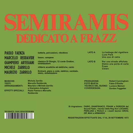 Dedicato a Frazz - CD Audio di Semiramis - 3