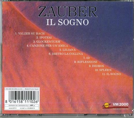 Il sogno - CD Audio di Zauber - 2