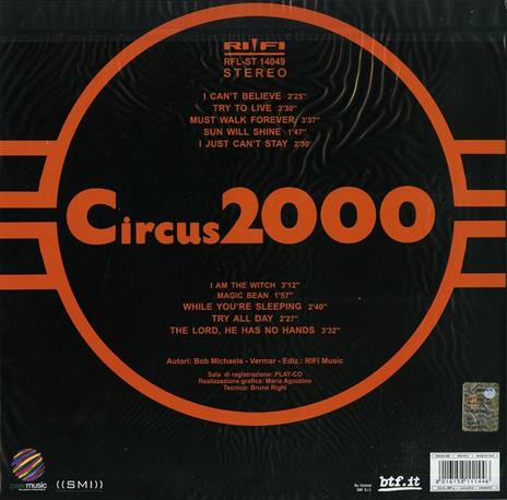 Circus 2000 - Vinile LP di Circus 2000 - 2
