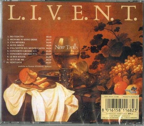 Live NT - CD Audio di New Trolls - 2