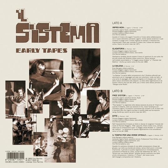 Early Tapes (Blu Vinyl Limited Edition) - Vinile LP + CD Audio di Sistema - 2