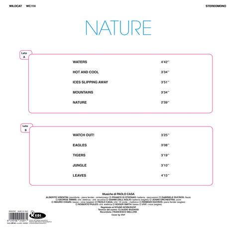 Nature (Limited Edition - 140 gr. Black Vinyl) - Vinile LP di Paolo Casa - 3