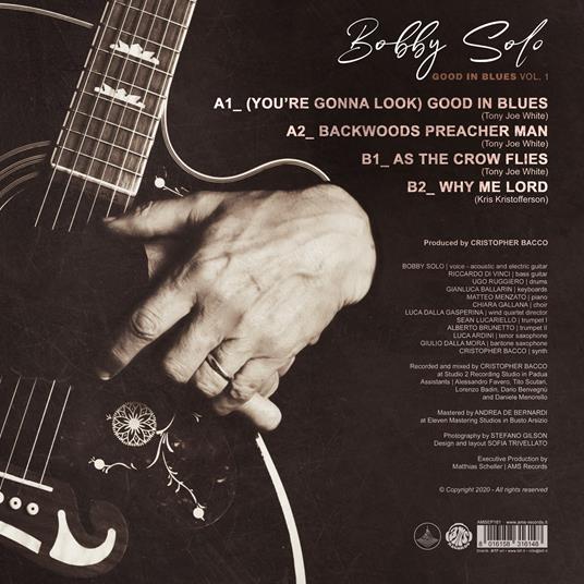 Good in Blues vol.1 (Limited White Coloured Vinyl Edition) - Vinile LP di Bobby Solo - 2