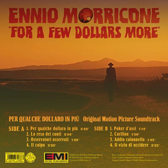 For a Few Dollars More (Per qualche dollaro in più) (Ltd. Edt. Cactus Green Vinyl) (Colonna Sonora) - Vinile LP di Ennio Morricone - 3