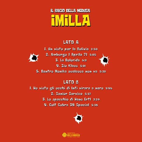 Imilla (Ltd. Edition - Red Vinyl) - Vinile LP di Il Bacio della Medusa - 3