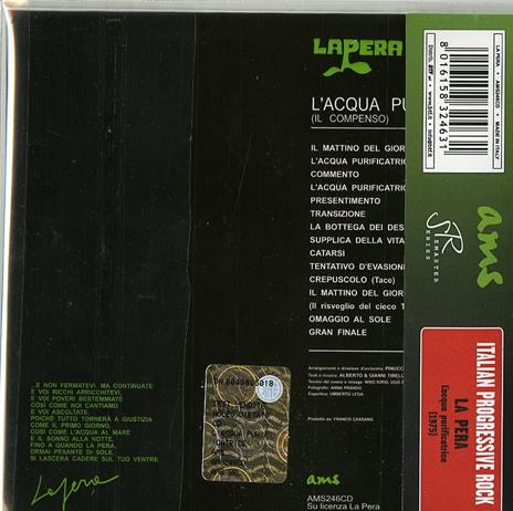 L'acqua purificatrice - CD Audio di LaPera - 2