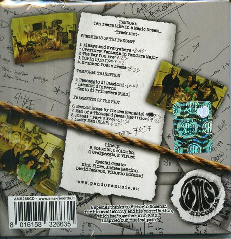 Ten Years Like in a Magic Dream… (Papersleeve) - CD Audio di Pandora - 2