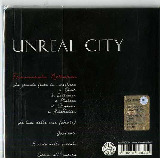 Frammenti notturni - CD Audio di Unreal City - 2