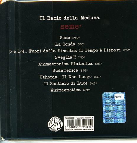 Seme* - CD Audio di Il Bacio della Medusa - 2