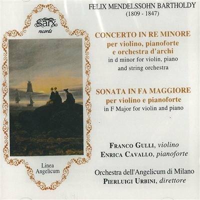 Concerto per violino e piano in re (1823) - CD Audio di Felix Mendelssohn-Bartholdy