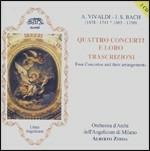 4 Concerti e loro trascrizioni - CD Audio di Johann Sebastian Bach,Antonio Vivaldi,Alberto Zedda,Orchestra dell'Angelicum di Milano