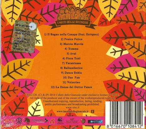 Cignal Patchanka - CD Audio di Matti delle Giuncaie - 2