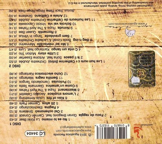 Sulle rive del tango. Anniversario - CD Audio - 2