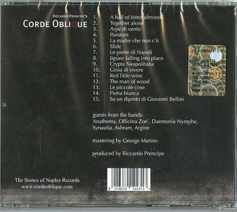 A Hail of Bitter Almonds - CD Audio di Corde Oblique - 2