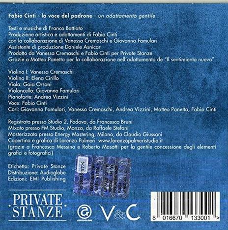 La voce del padrone - CD Audio di Fabio Cinti - 2