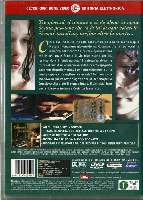 Canone inverso di Ricky Tognazzi - DVD - 2