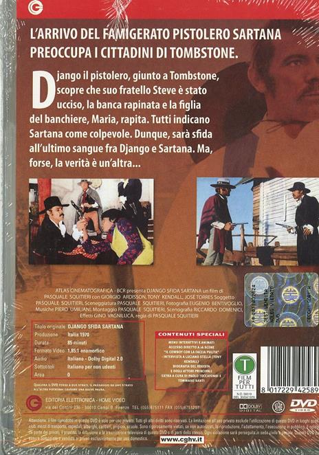 Django sfida Sartana di Pasquale Squitieri - DVD - 2