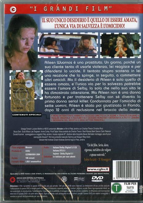 Monster<span>.</span> Grandi film di Patty Jenkins - DVD - 2
