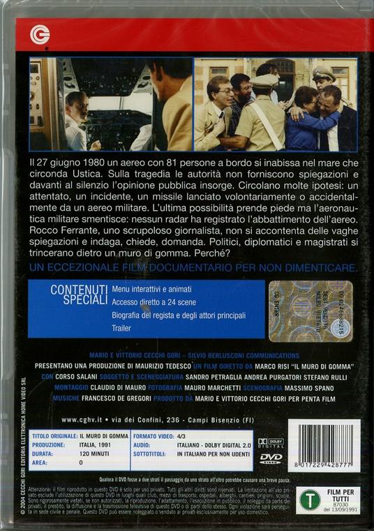 Il muro di gomma di Marco Risi - DVD - 2