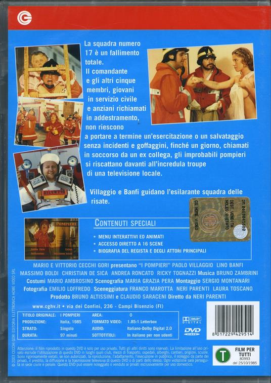 I pompieri di Neri Parenti - DVD - 2