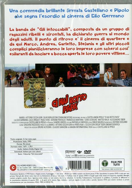 Ci hai rotto papà di Franco Castellano,Pipolo - DVD - 2