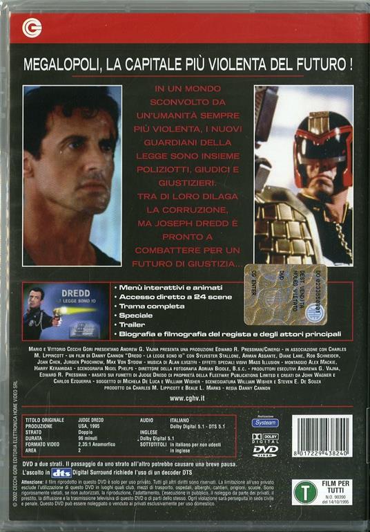 Dredd, la legge sono io di Denny Cannon - DVD - 2