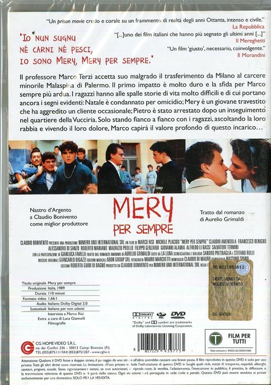 Mery per sempre di Marco Risi - DVD - 2
