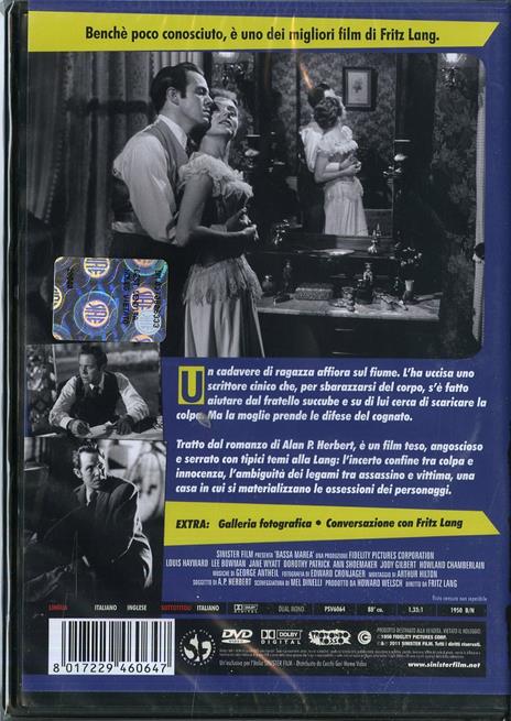 Bassa marea di Fritz Lang - DVD - 2
