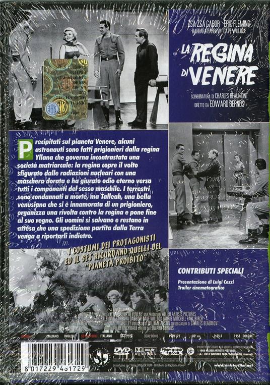 La Regina di Venere di Edward L. Bernds - DVD - 2