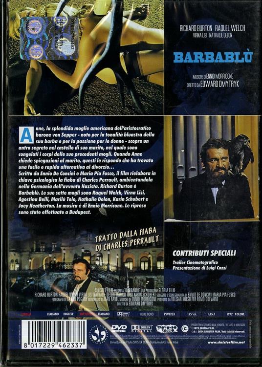 Barbablù di Luciano Sacripanti,Edward Dmytryk - DVD - 2