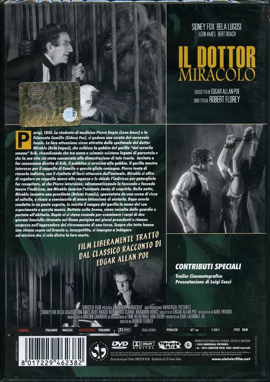 Il dottor Miracolo di Robert Florey - DVD - 2