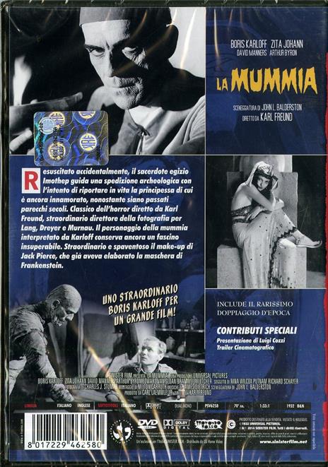 La Mummia di Karl Freund - DVD - 2